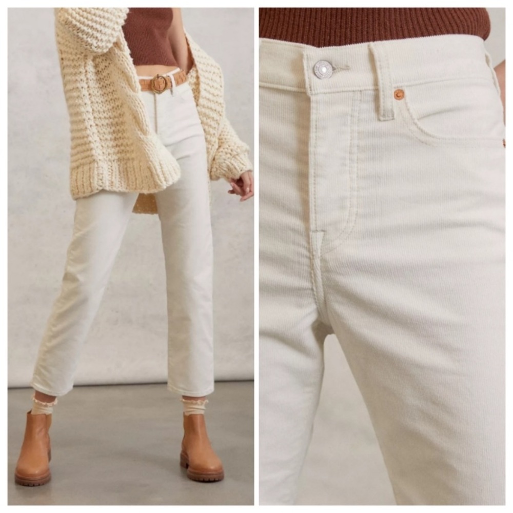 Levi’s Wedgie High Rise Straight Corduroy Jeans